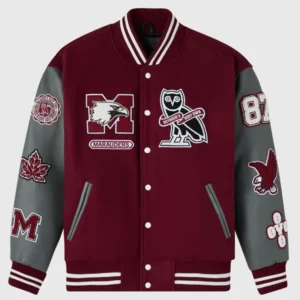 McMaster University 2025 Maroon Wool Varsity Jacket