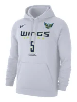 Nike Paige Bueckers White Dallas Wings Hoodie - Image 2