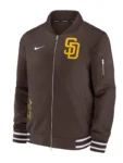 San Diego Padres Brown Bomber Jacket MLB