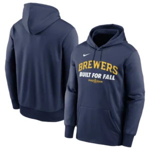 Milwaukee Brewers 2025 Postseason Blue Hoodie
