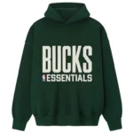Milwaukee Bucks Fear of God NBA Green Hoodie
