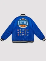 Mitchell & Ness Eastern Conference Royal Satin Jacket - Image 2
