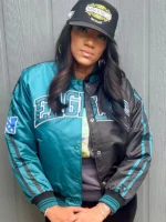 Mitzi Jackson Philadelphia Eagles Unisex Varsity Jacket