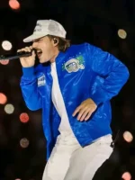 Morgan Wallen Seattle Seahawks Blue Varsity Jacket
