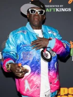 Flavor Flav Super Bowl LX Satin Varsity Jacket - Image 2