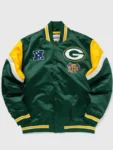 NFL Green Bay Packers Satin Varsity Jacket