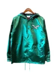 NFL Philadelphia Eagles Green Satin Rain Jacket