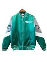 NFL Philadelphia Eagles Team Satin Bomber Jacket