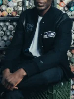 Super Bowl LX Seattle Seahawks Champions Varsity Jacket - Image 2