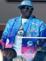 Flavor Flav Super Bowl LX Satin Varsity Jacket - Image 3