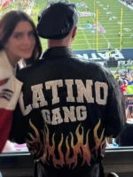 J Balvin Latino Gang Leather Jacket Super Bowl LX