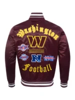 NFL Washington Commanders Old-English Satin Jacket