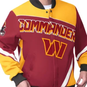 NFL Washington Commanders Racing Varsity Jacket