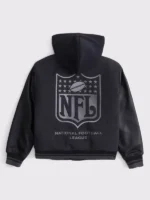 National Football League Black Hooded Jacket