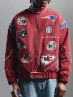 NFL All Star Red Cotton Jacket