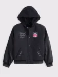 National Football League Black Hooded Jacket