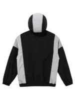 NFL Las Vegas Raiders Windbreaker Black Anorak Jacket