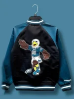 Philadelphia Eagles 2025 Youth Satin Varsity Jacket