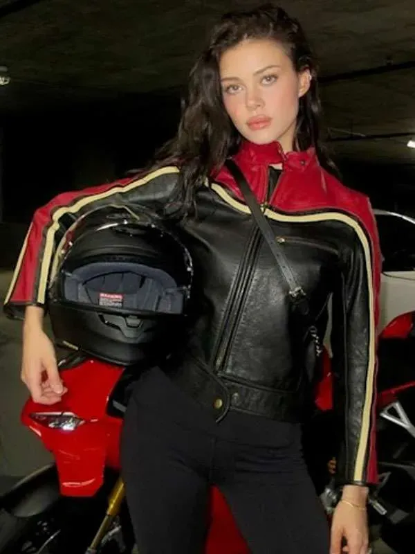 Cafe Racer Nicola Peltz Leather Jacket Cafe Racer Nicola Peltz Leather Jacket