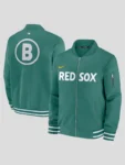 Nike Boston Red Sox City Connect Green Bomber Jacket