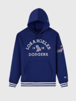 OVO x New Era Dodgers Blue Fleece Hoodie - Image 2