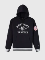 OVO x New Era Yankees Black Fleece Hoodie - Image 2