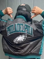 Mitzi Jackson Philadelphia Eagles Unisex Varsity Jacket