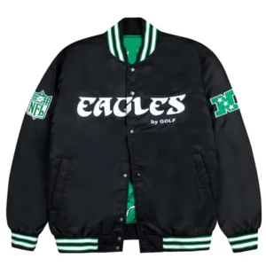 Philadelphia Eagles x GOLF WANG Satin Bomber Jacket