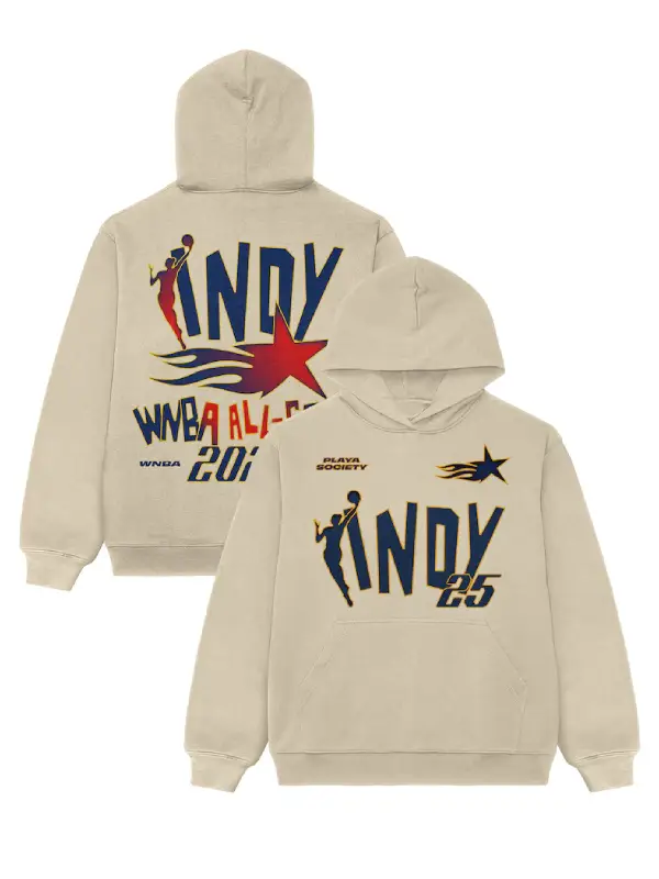 Playa Society 2025 WNBA All-Star Indy Oatmeal Hoodie