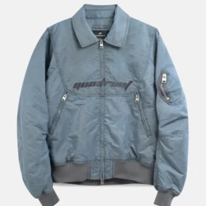 Quadrant Moto Oversized Unisex Bomber Jacket