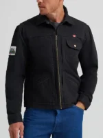 Rodeo Cowboy Coors Western Cotton Jacket Black