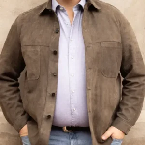 Rodeo Cowboy Grey Reversible Leather Jacket