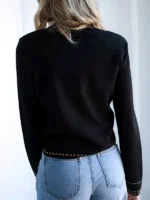 Rodeo Western Cowgirl Black Suede Jacket