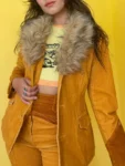 Rodeo Cowgirl Brown Corduroy Blazer Jacket