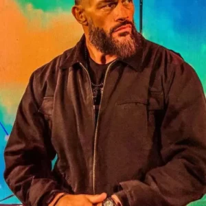 Roman Reigns WWE RAW Black Cotton Jacket