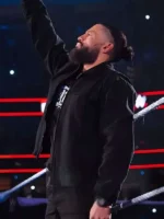 Roman Reigns WWE RAW Black Cotton Jacket - Image 2