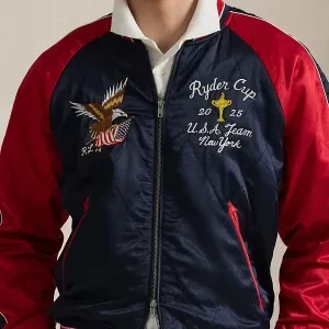 USA Team New York 2025 Ryder Cup Bomber Jacket Men’s Golf Fan Coat