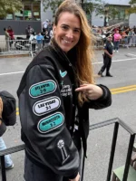 Sabrina Ionescu Liberty Championship Black Varsity Jacket - Image 2