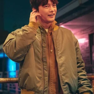 Seo In-guk Twelve Green Bomber Jacket
