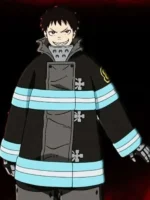 Shinra Kusakabe Fire Force S03 Black Cotton Jacket Men’s Anime Coat