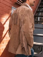 Rodeo Cowboy Brown Fringe Leather Jacket