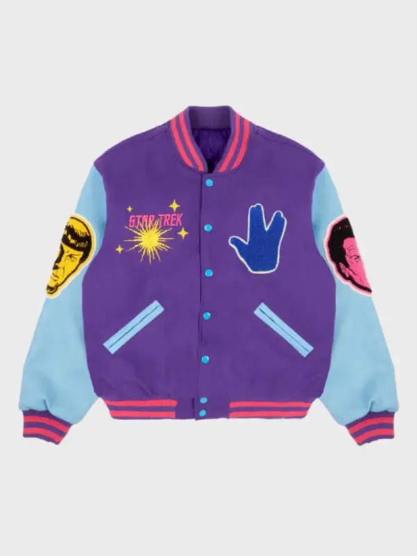 Star Trek Light Year Wool Varsity Jacket Star Trek Light Year Wool Varsity Jacket