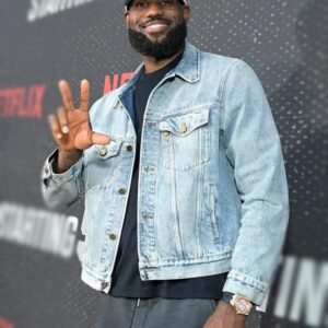 LeBron James Blue Denim Jacket