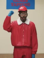Stop Playing With Me Tyler The Creator Red Leather Jacket
