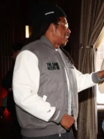 Jay Z Super Bowl LX Grey Wool Varsity Jacket