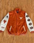 Texas Longhorns Brown Wool Varsity Jacket Men’s Collegiate Coat