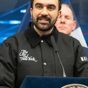Zohran Mamdani New York Mayor Black Jacket