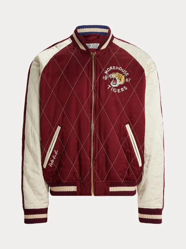 Morehouse College Quilted Bomber Jacket Morehouse College Quilted Bomber Jacket