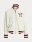 Morehouse College White Cotton Track Jacket