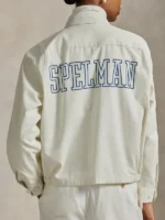 Spelman College White Cotton Drizzler Jacket